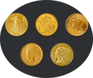 Gold Coins - 5 coins