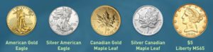Gold & Silver coins