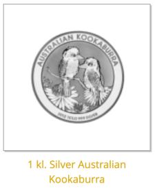Silver coin - Australian Kookaburra